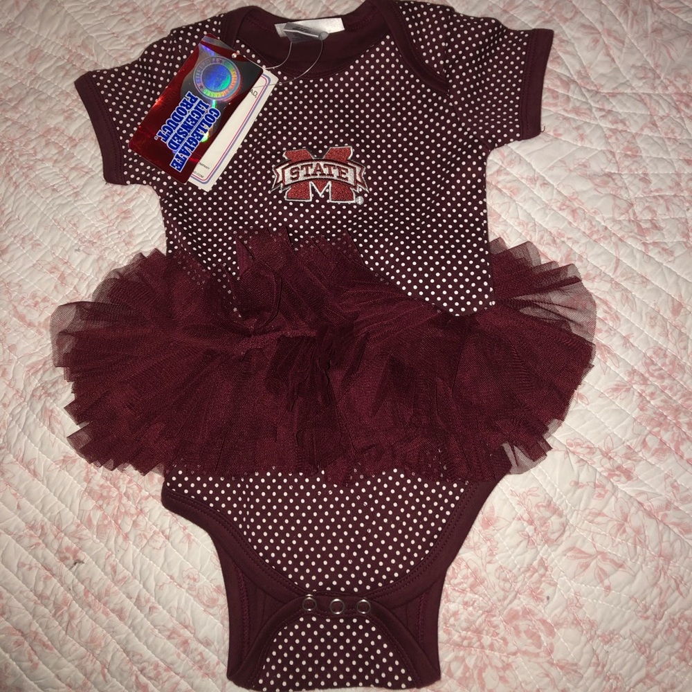 Mississippi State Baby Tutu Onesie